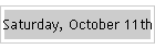 Saturday, October 11th