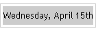 Wednesday, April 15th