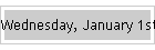 Wednesday, January 1st