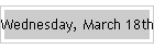 Wednesday, March 18th