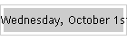Wednesday, October 1st